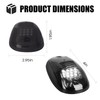 Gonice White 12 LED Cab Lights - 5PCS Smoked Roof