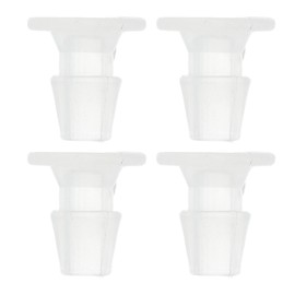 HEROFFIX 4 Pcs Aquarium Plastic Hose Barb Fitting 7/32" Barb Pipe Connector Clear PP