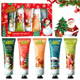 Allony Christmas Hand Cream Set, Christmas Mini Hand Cream Gift Set,Christmas Gifts for Women, Hand Cream for Dry Hands, Moisturizes and Nourishes Your Hands, Gift for Christmas, Birthdays