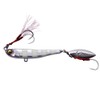Megabass MAKIPPA Metal Jig, 0.4 oz (10 g), Glow Zebra