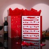 Vammy 13" Large Valentine's Day Gift Bag with Tissue Paper,