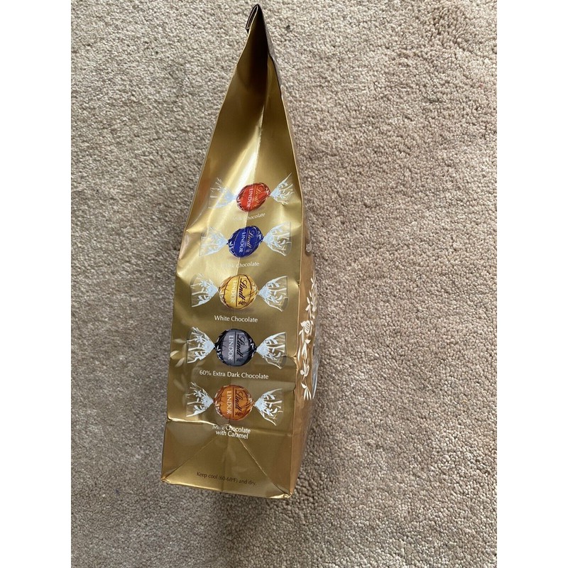 Lindor LINDT LINDOR ASSORTED CHOCOLATE TRUFFLES 21.2 OZ 5 FLAVORS