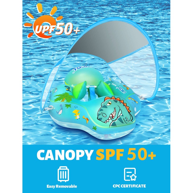 LAYCOL Baby Swimming Float Inflatable Baby Pool Float Ring with