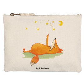 Mr. & Mrs. Panda Pencil Case M Make-Up Bag Fox Stars White