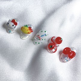 [Premium handmade embossed nail] Omelet Rice Cat - Stiletto / [프리미엄 수제 엠보네일] 오므라이스 고양이 - 스틸레토