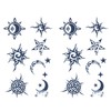 Jagua Tattoos Tattoo Stickers, 2 Weeks Disappearing Henna Tattoos Real