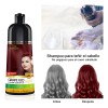 Shampoo Tinte Cubre Canas Rojo Uva Herbishh 500ml