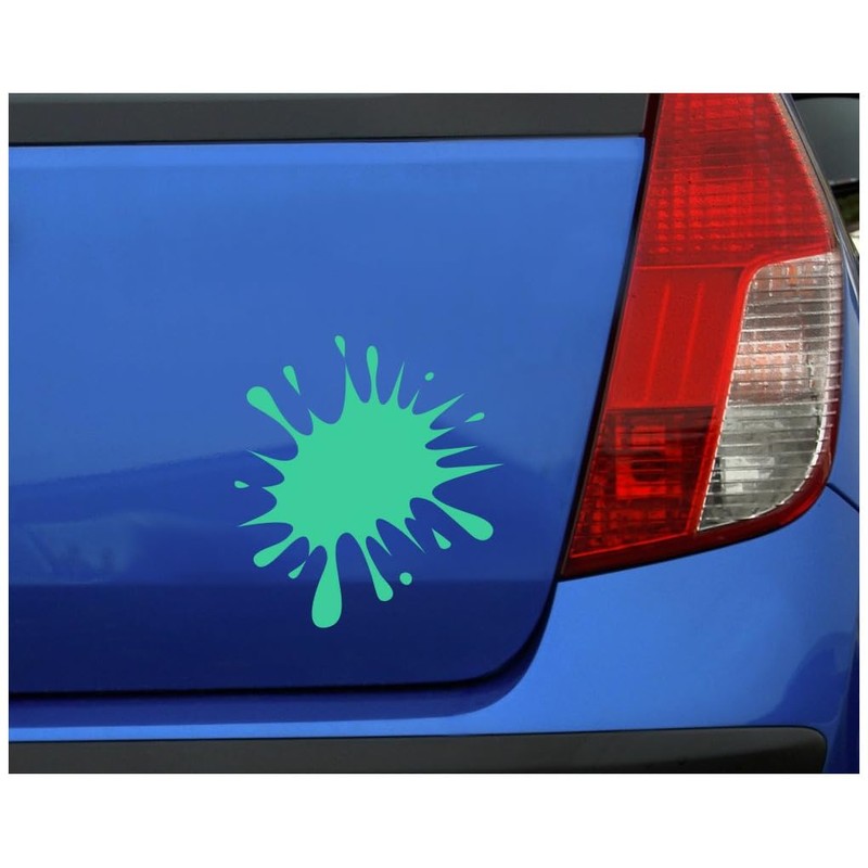 Samunshi® Paint Splashes Sticker in 6 Sizes and 25 Colours