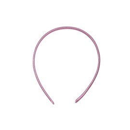 Satin Covered Headbands 10 mm Wide Sold by The Piece - Light Pink