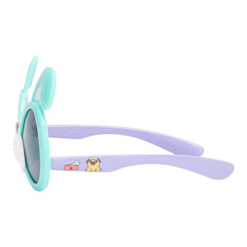 Children's Leisure Design Puppy Sun Glasses 30459, Green/purple, One Size