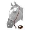 Showman Glitter Overlay Leather Noseband Tie Down & Strap (Silver)