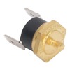 5PCS KSD301 Copper Thermostat Bimetal Normally Closed M4 Snap Disc