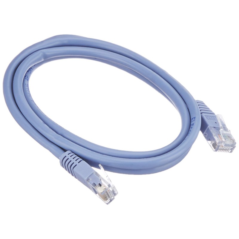 Elecom LD-CTN/BU1 LAN Cable CAT5E Standard Type Yori Wire Straight
