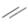 Sourcingmap M3 x 50mm 0.5mm Pitch 304 Stainless Steel Fully