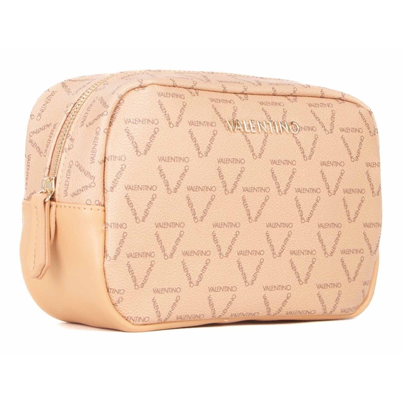 VALENTINO Lady Re Soft Cosmetic Case Beige/Multicolor
