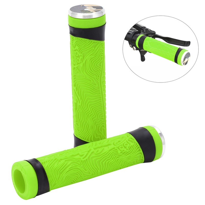 FMFXTR Mountain Bike Handlebar Cover Gecko Pattern Universal Silicone Handle