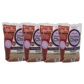 Camerons Products Smoking Chips - (Mesquite) ~ 8 Pound Bag, 260 cu. in. - Barbecue Chips - Kiln Dried, Natural Extra Fine Wood Smoker Sawdust Shavings