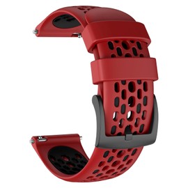 OVERSTEP Armband für Garmin Vivoactive 4/Venu 2/Forerunner 255/265, Weiches Silikonarmband Ersatz für Galaxy Watch 3 45mm/Galaxy Watch 46mm/Gear S3 Frontier