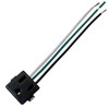 Longdex 3-Wire Outlet 15A 125V Black Snap-in Grounding Receptacle with