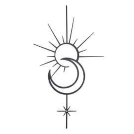 Boho Sun Moon Star Wall Decor Ohemian Wall Art Metal Wall Art Decor for Living Room Bathroom or Bedroom