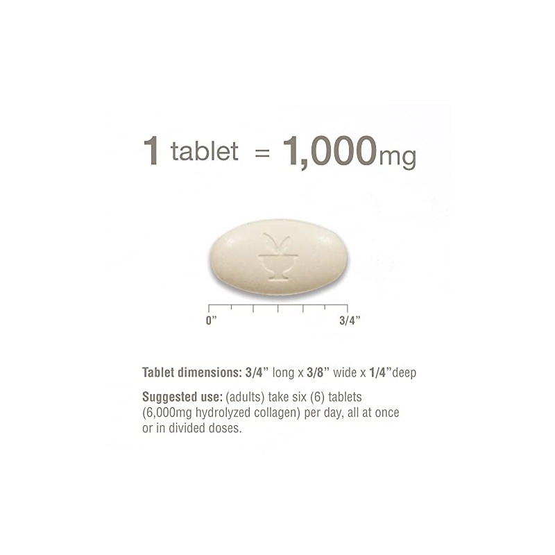 Youtheory Colageno con vitamina C Avanzada formula hidrolizada, 290 tabletas