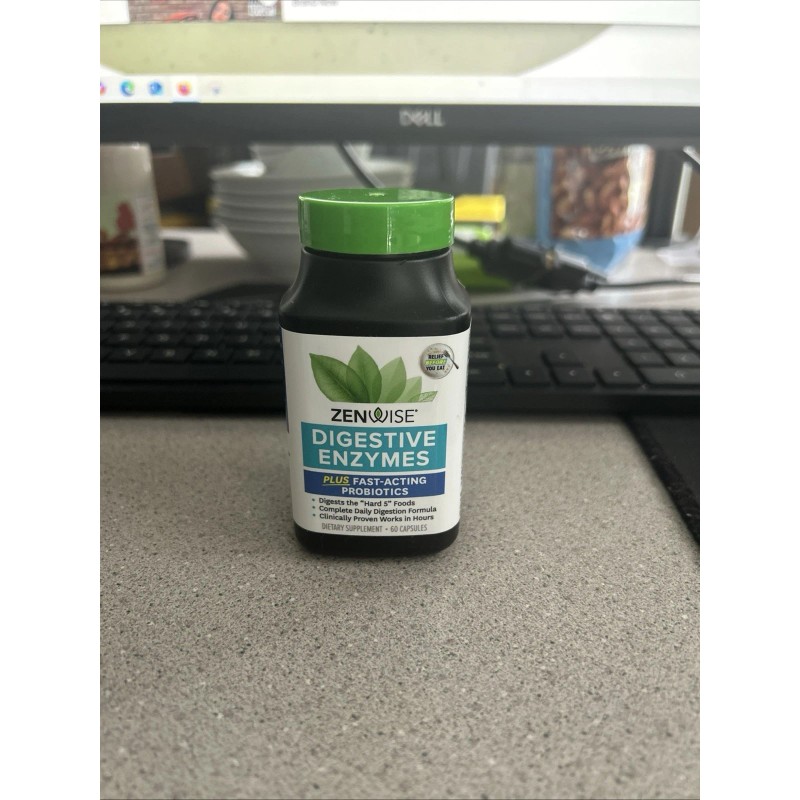 Zenwise Digestive Enzymes & Probiotics for Gut Health - 60