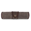 TOURBON Waxed Canvas Tool Roll Up Bag, 25-Pocket Wood Carving