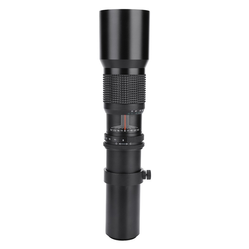 500mm F8-F32 Manual Fixed Focus DSLR Telephoto Lens for Nikon