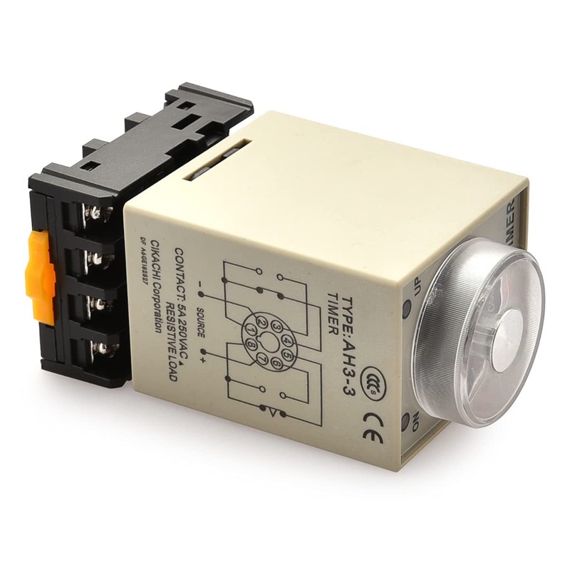 Baomain AC 220V AH3-3 Time Delay Relay Solid State Timer