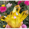 Natural Citrine Cluster Aura Crystal Cluster Mineral Specimen Decor Healing