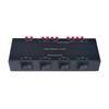 SENWIKATIN 4 Zone Speaker Selector, Passive 200W Distribution Box Control