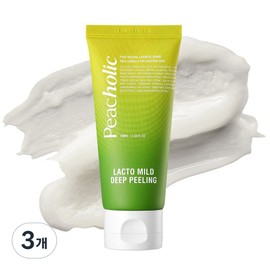 Peach Holic Vegan Hypoallergenic Hydrating Facial Exfoliation Pore Management Lacto Mild Deep Peeling Gel, 3 pieces, 100ml / 피치홀릭 비건 저자극 수분 얼굴각질제거 모공관리 락토 마일드 딥 필링젤, 3개, 100ml