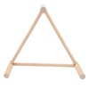 Chicken Perch Stable Triangular Wooden Chick Training Perch Toy Interactive