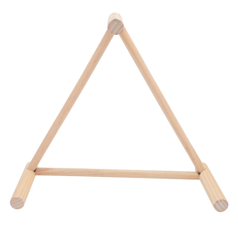 Chicken Perch Stable Triangular Wooden Chick Training Perch Toy Interactive