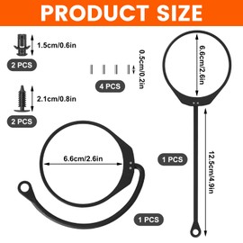 2Pcs Fuel Tank Cap Tether, Fuel Tank Cap Cable Wire, Uel Tank Filler Gas Cap Rubber Rope, Fuel Tank Cover Anti-Loss Rope, Black Fuel Cap Line for Volkswagen Bora Passat Touareg