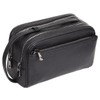 Full Grain Leather Toiletry Bag, Wash Bag Shaving Kit, Cosmetics