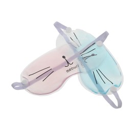 Mikinona Relaxing Sleep Eye Mask 2 Pack Cooling Blindfolds for Adults Cool Compress