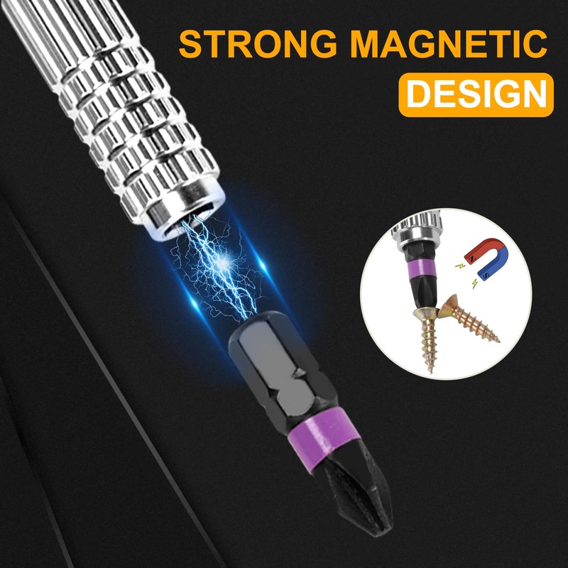40 in 1 Magnetic Ratchet Screwdriver Set, Multi Bit Magnetic
