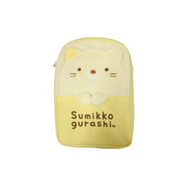 Marushin 6575022200 Sumikko Gurashi Mascot Pocket Pouch, Peek-a-boo Neko Character, Nursery School, Kindergarten, Elementary School, Girls, 6.7 x 4.7 inches (17 x 12 cm) (not including decorative