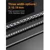 U7 Stainless Steel Wheat Chain, 3 / 6 / 9