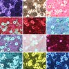3mm Mini Tiny Flat Sequins Black Gold Colors. Loose Sequins
