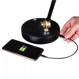 OttLite Light Desk  Lamp LED OTTLITE, Charge Wireless,USB, 3 Color Modes