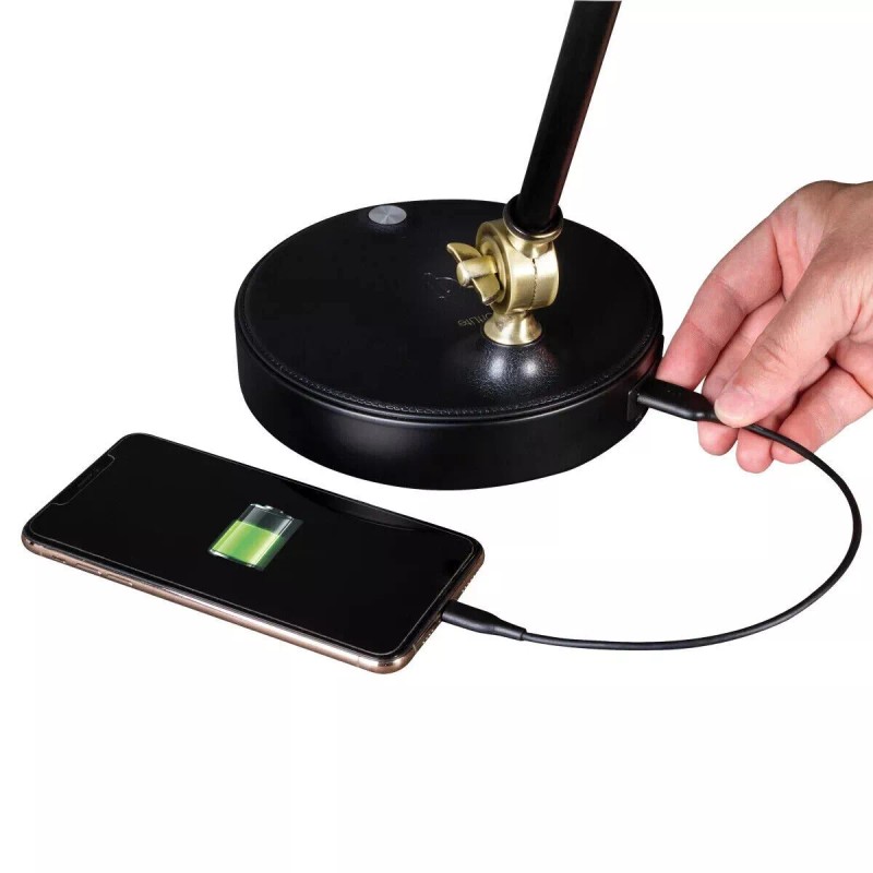 OttLite Light Desk Lamp LED OTTLITE, Charge Wireless,USB, 3 Color