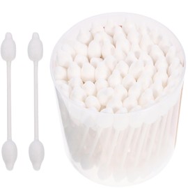 Beavorty Cotton Ear Buds 56pcs Baby Cotton Swabs Natural Cotton Buds Double Cotton Tipped Sticks Safety Ear Swabs Ear Sticks for Baby Ear Nose Clean Baby Ear Buds Cotton Safety
