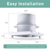 Hehou 5.9 Inch Bathroom Exhaust Fan with Humidity Sensor and