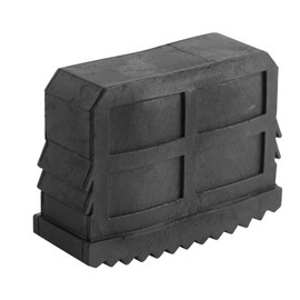 2 Pcs/Pair Ladder Feet Non-Slip Ladder Feet Mat Black for Aluminium Ladder 57x21mm Ladder Feet