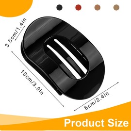 NHQZ 4 Stück Duckbill hair clips, haarklammer flach, Haarspange Flach Damen, Flat Claw Clip,Haarklammer für Dunn Haar, Starker Halt