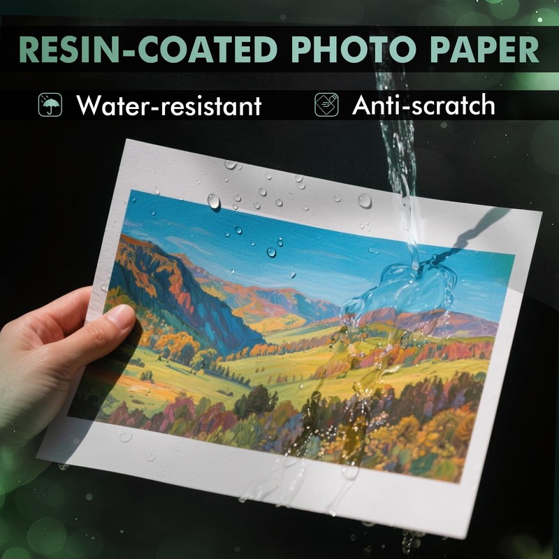 A-SUB - Papel fotográfico premium satinado, 5 x 7 pulgadas,