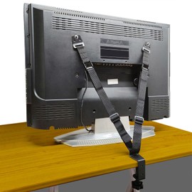 QBeau TV Anti-Tip Prevention Belt, Earthquake Belt, TV Furniture, Anti-Tip Prevention, Secure, Earthquake Prevention Goods, Disaster Prevention Goods, No Drilling Required, Japanese Instruction Manual