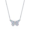 luomart Dainty Rainbow Butterfly Necklace Gifts for Girls Women,Dragonfly Bee